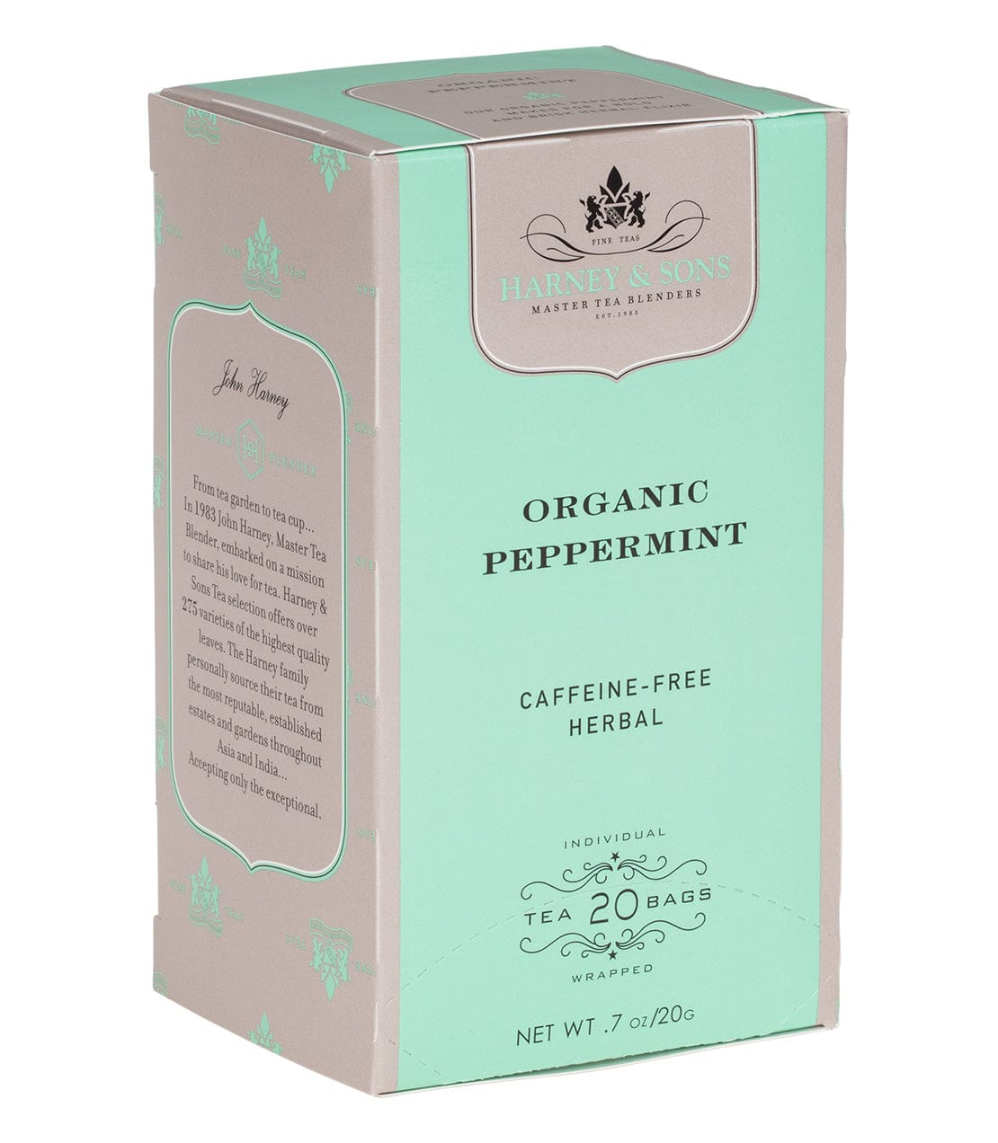 Organic Peppermint Herbal Premium Teabags image