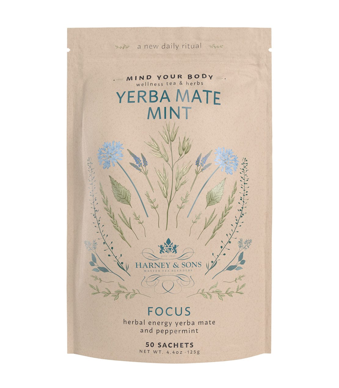 Product Image : Yerba Mate Mint, Bag of 50 Sachets