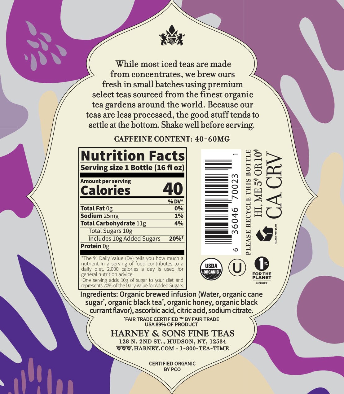 Product Image: Organic Black Currant Iced Tea