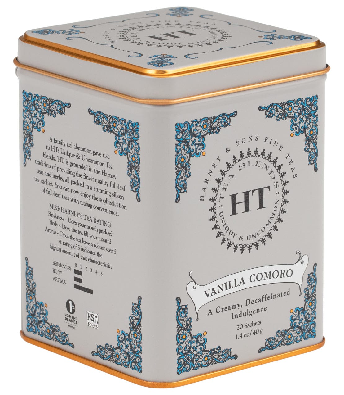 Decaf Vanilla Comoro, HT Tin of 20 Sachets image