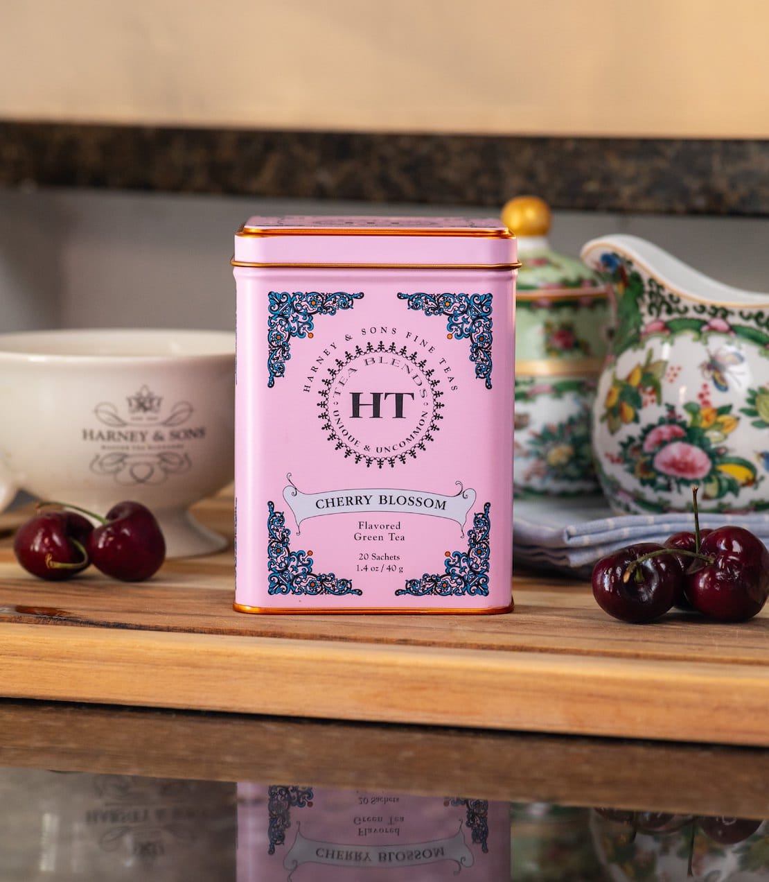 Product Image: Cherry Blossom, HT Tin of 20 Sachets