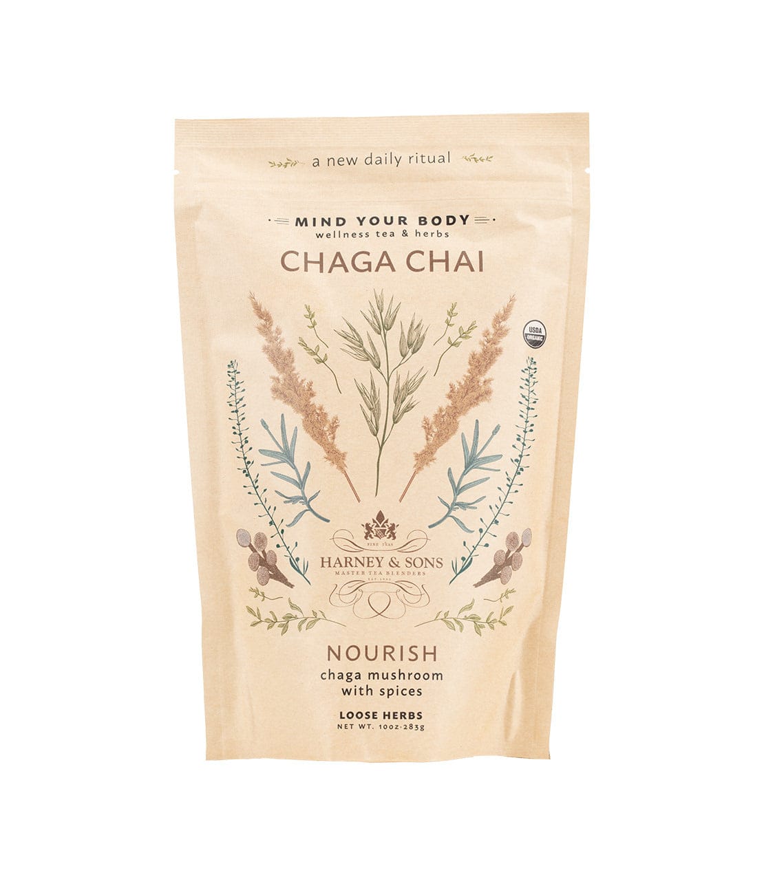 Product Image: Organic Chaga Chai – Nourish Wellness Blend