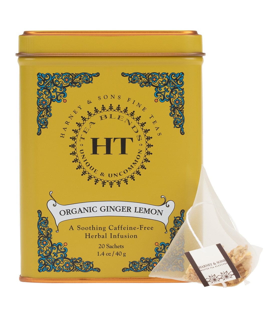 Product Image: Organic Ginger Lemon, HT Tin of 20 Sachets