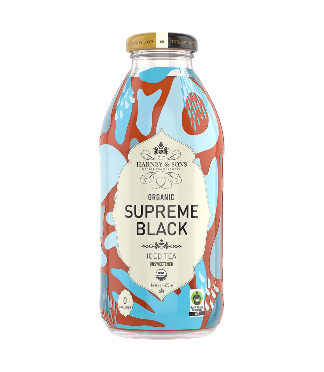 Organic Supreme Black Unsweetened Iced Tea image