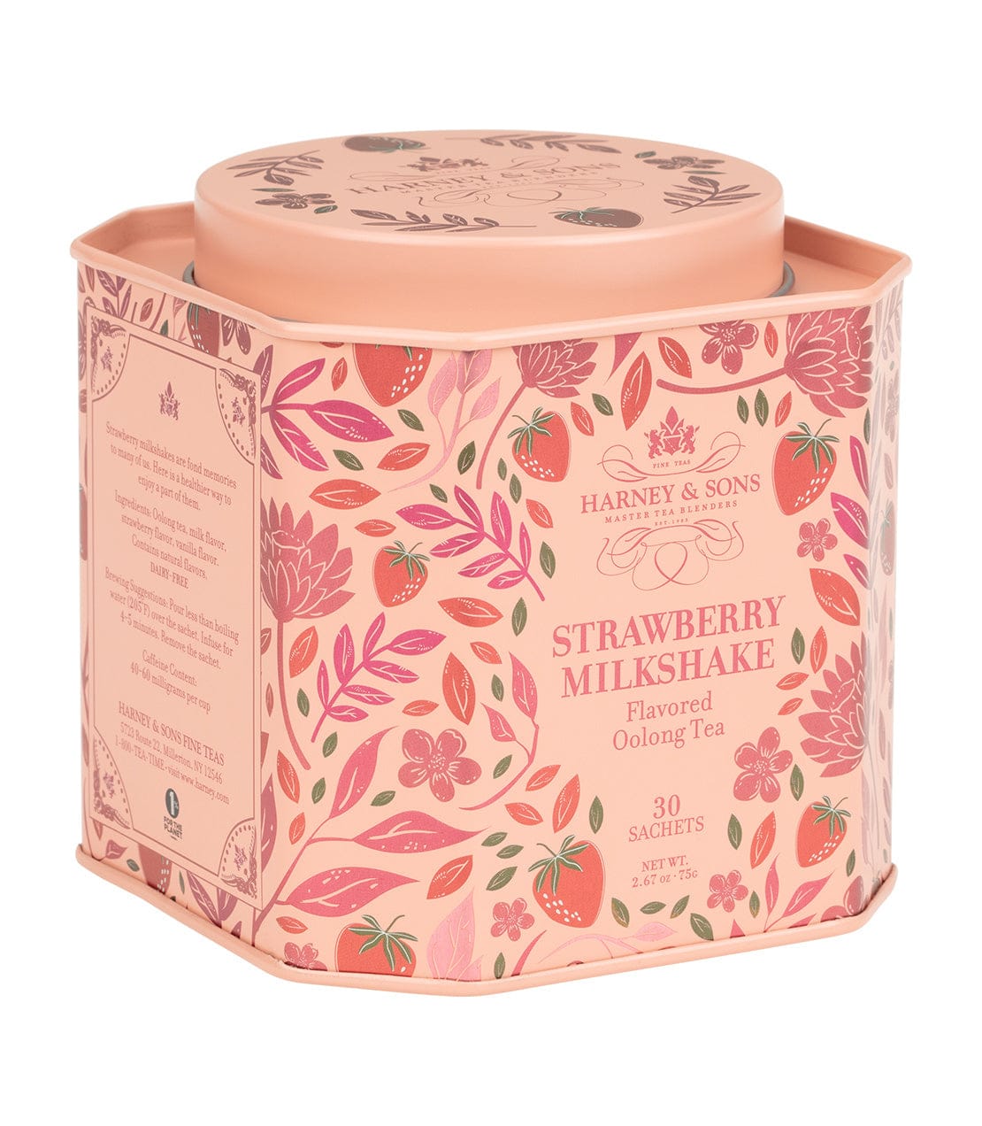 Product Image: Strawberry Milkshake, Tin of 30 Sachets