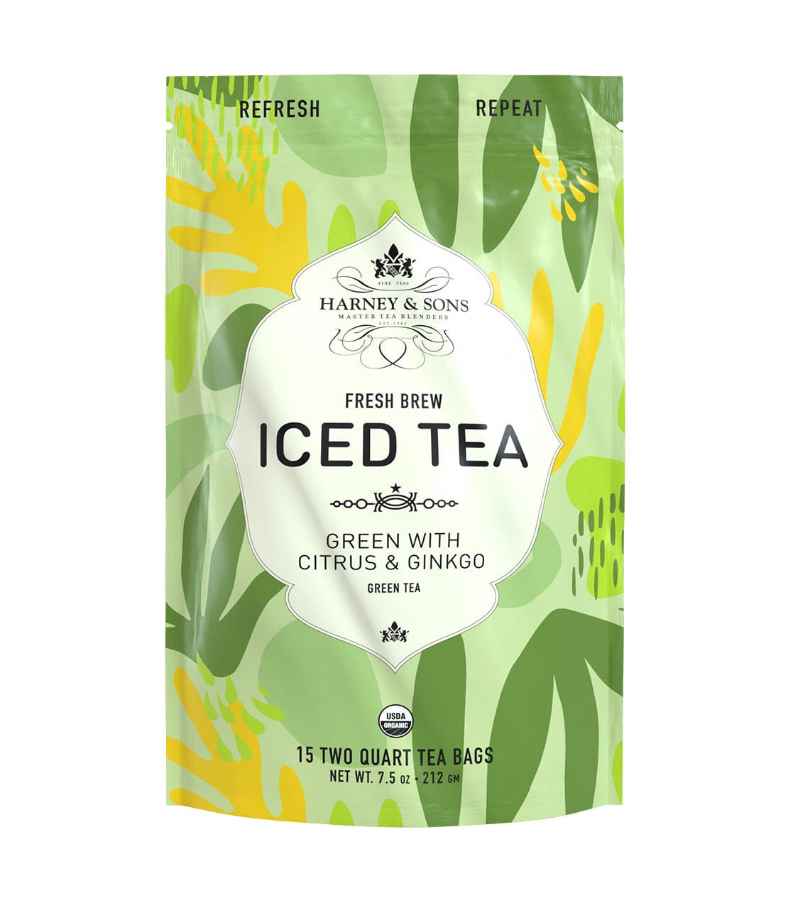 Product Image: Organic Green with Citrus & Ginkgo Fresh Brew Iced Tea