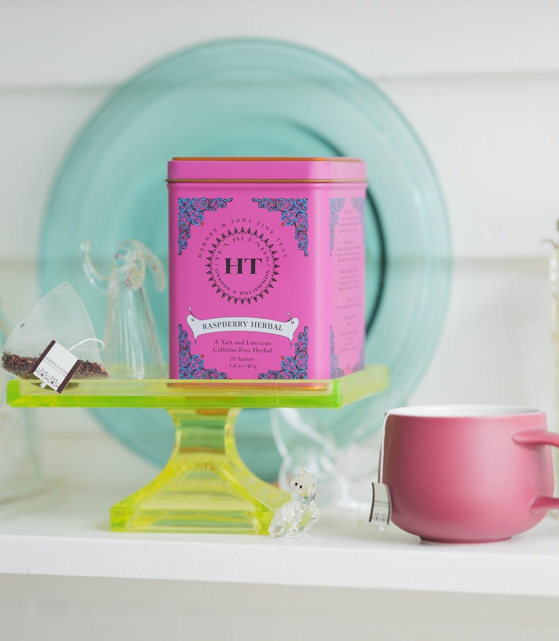 Product Image: Raspberry Herbal, HT Tin of 20 Sachets