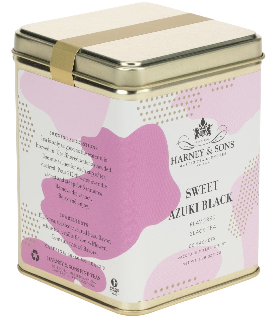 Sweet Azuki Black, Tin of 20 Sachets image