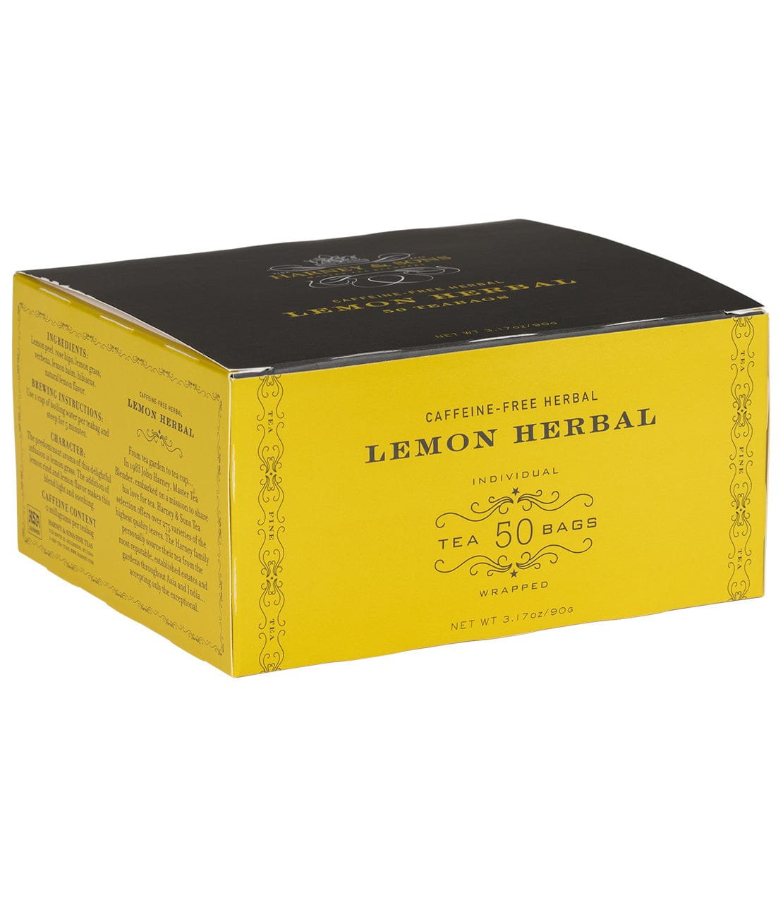 Lemon Herbal, Box of 50 Wrapped Teabags image