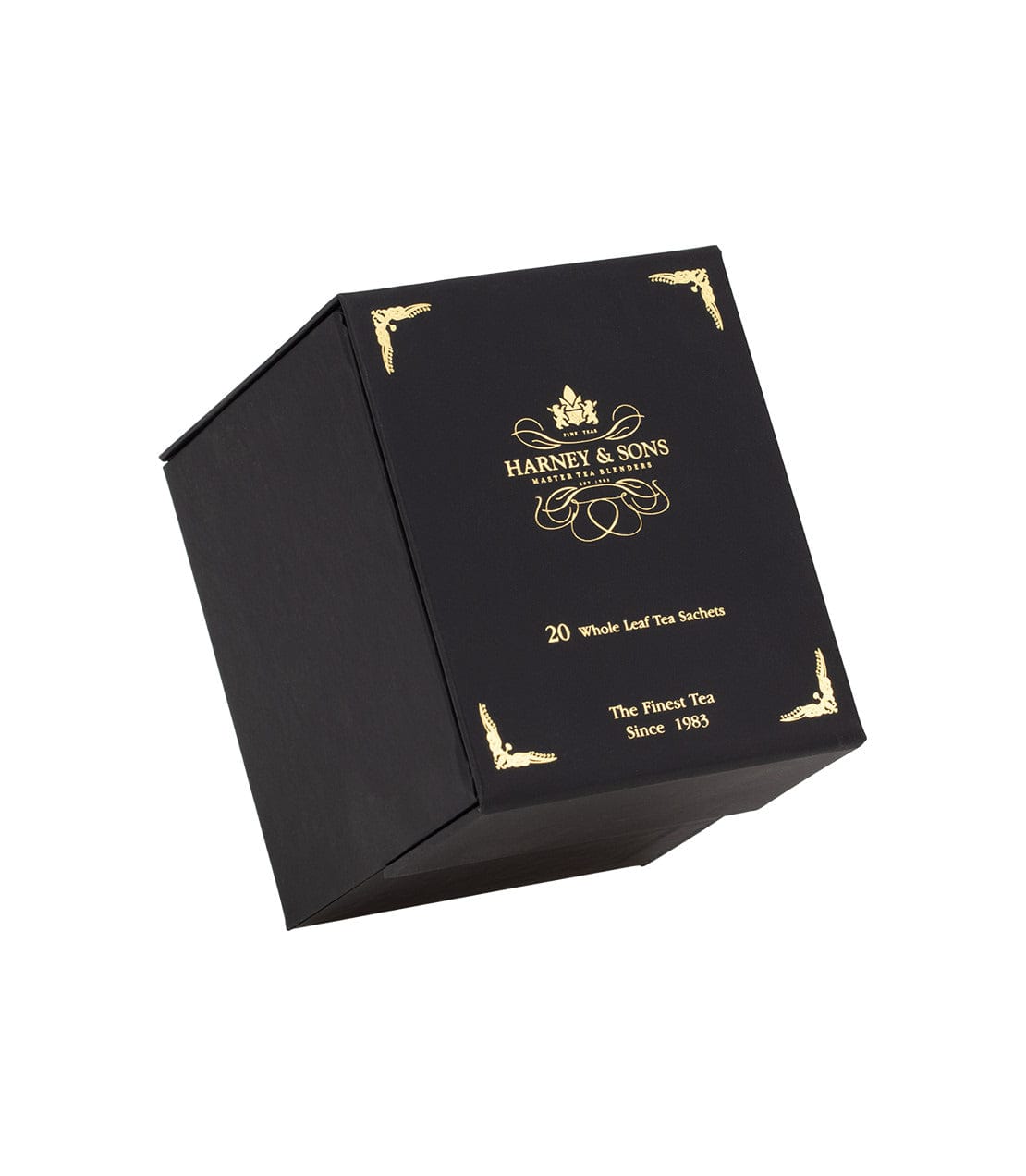 Product Image: Harney Heritage – Wrapped Sachet Sampler Black Box