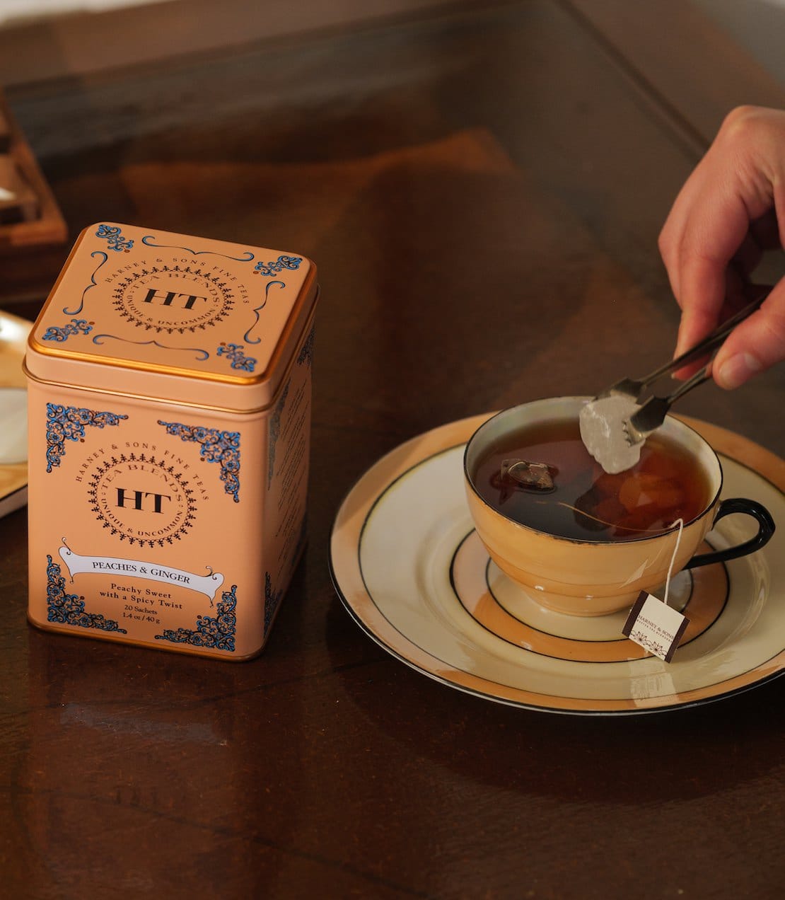 Product Image: Peaches & Ginger, HT Tin of 20 Sachets
