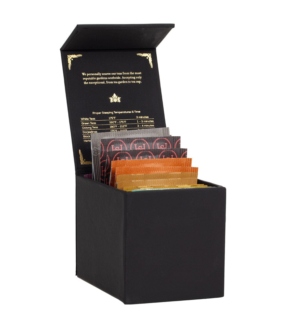 Harney Heritage – Herbal & Decaf Teabag Sampler Black Box image