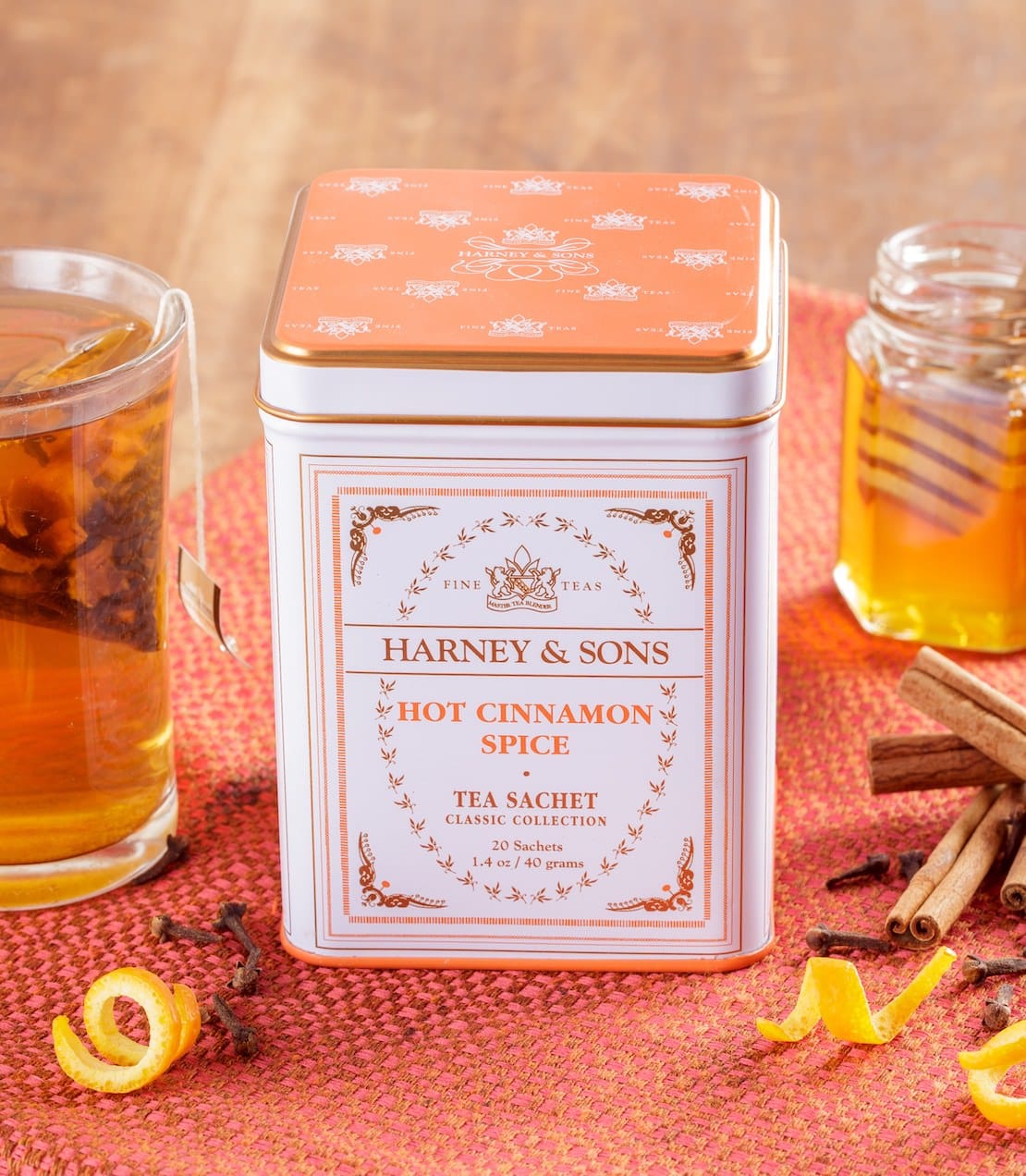 Hot Cinnamon Spice, Classic Tin of 20 Sachets image