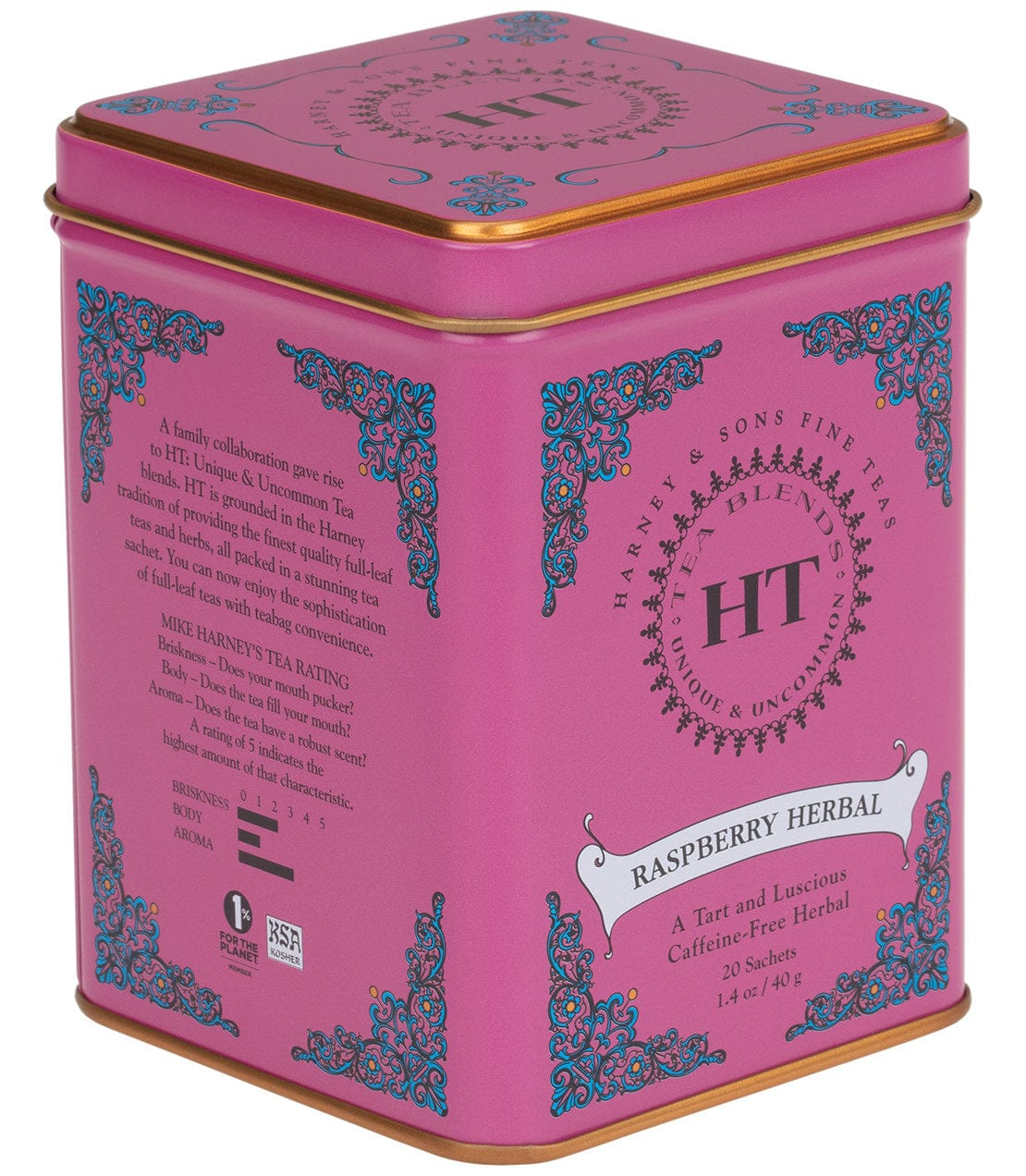 Raspberry Herbal, HT Tin of 20 Sachets image