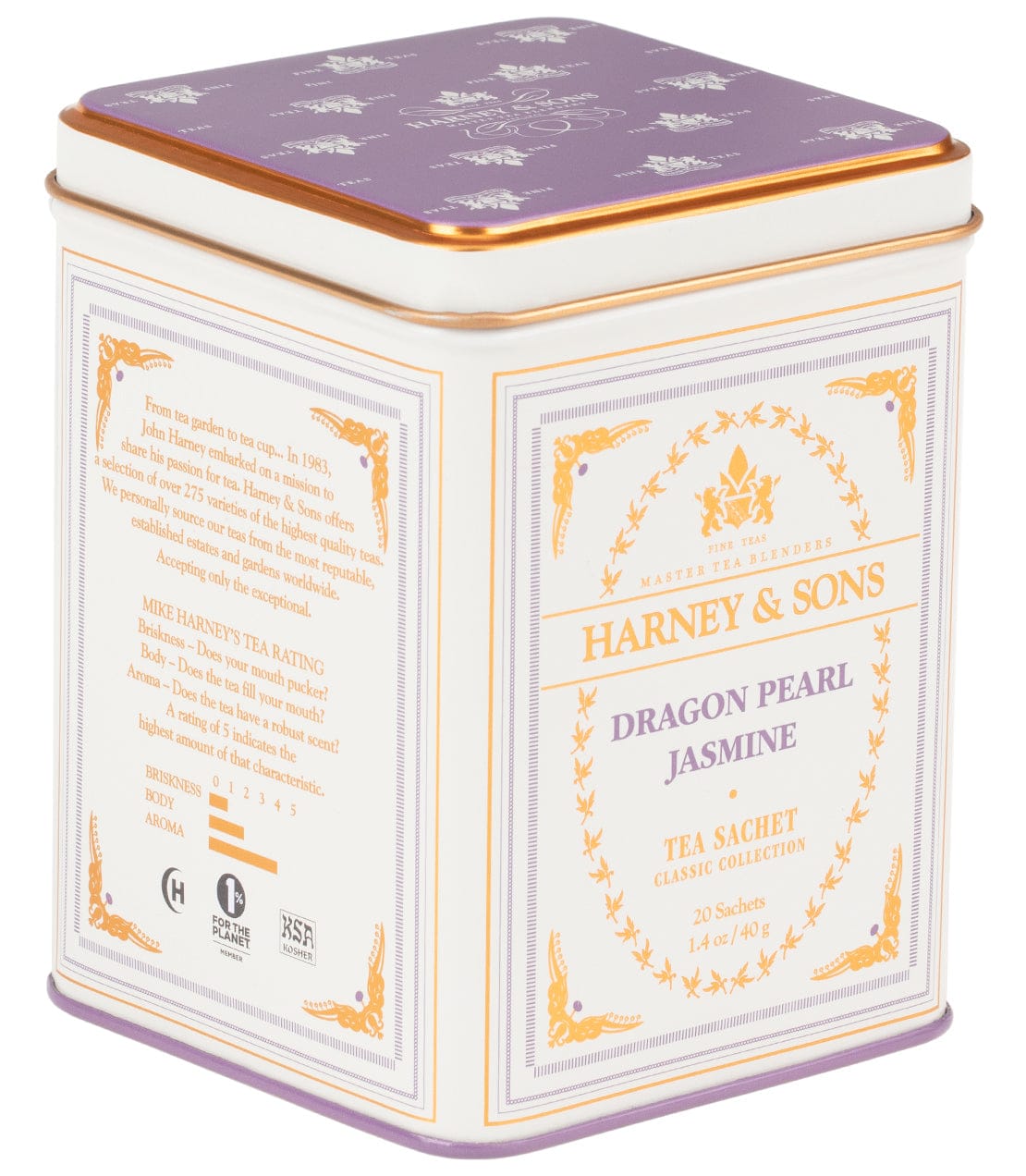 Product Image: Dragon Pearl Jasmine, Classic Tin of 20 Sachets