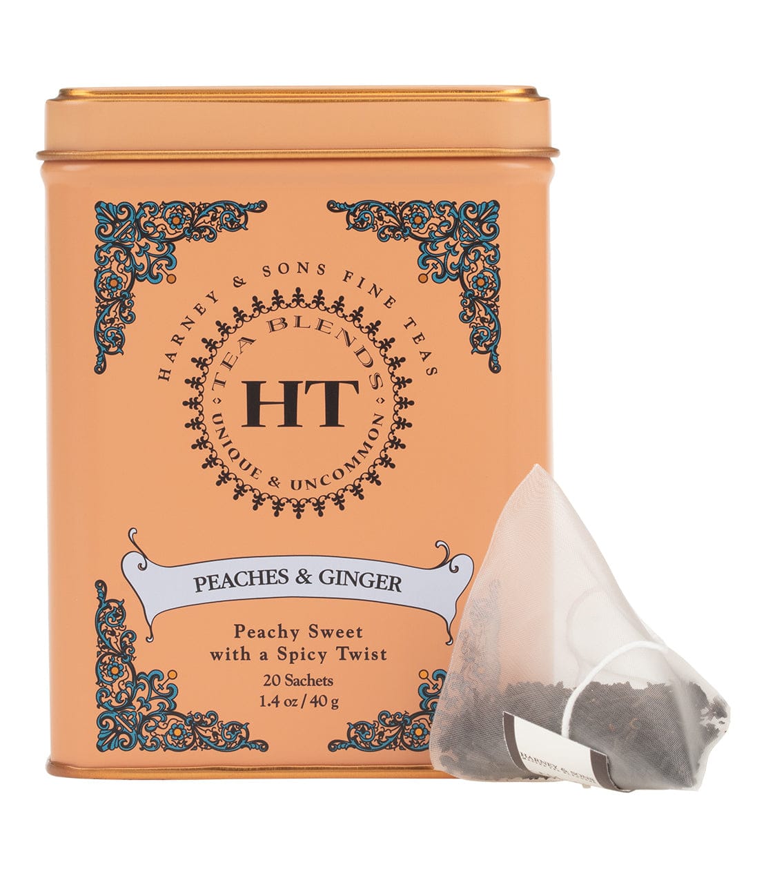 Product Image: Peaches & Ginger, HT Tin of 20 Sachets