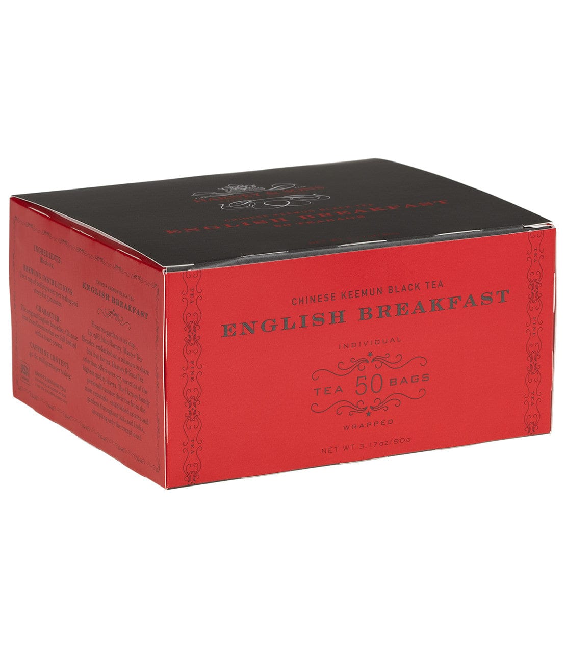 English Breakfast, Box of 50 Wrapped Teabags image
