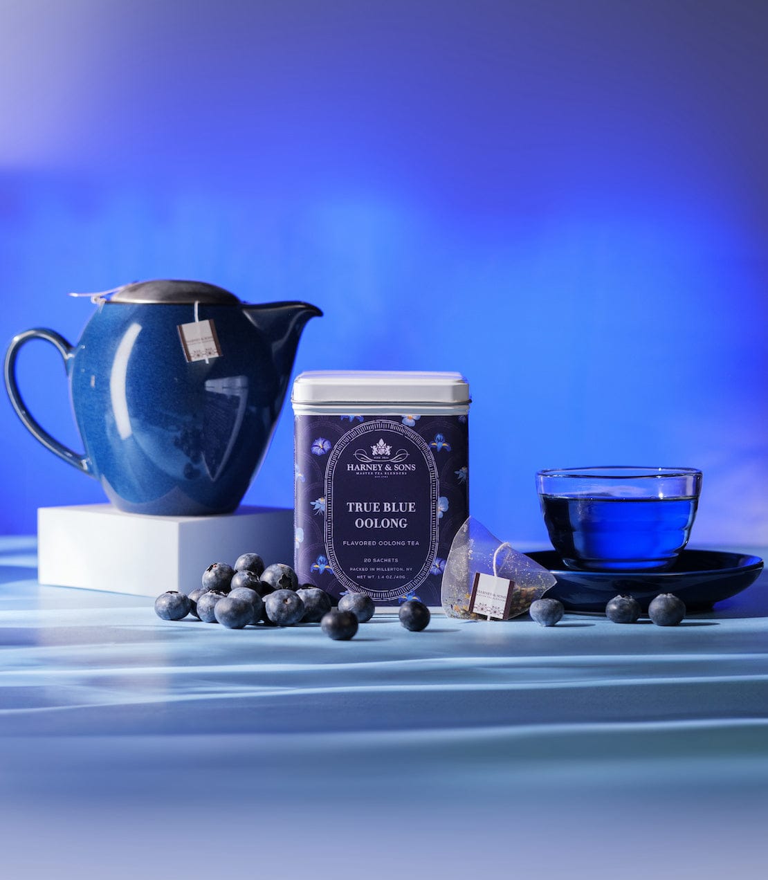 Product Image: True Blue Oolong, Tin of 20 Sachets
