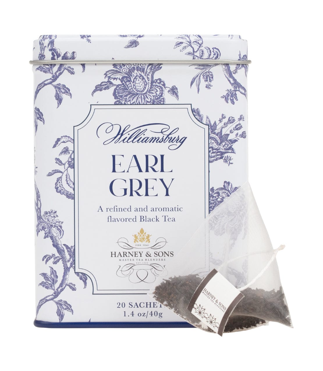 Product Image: Williamsburg Earl Grey, Tin of 20 Sachets