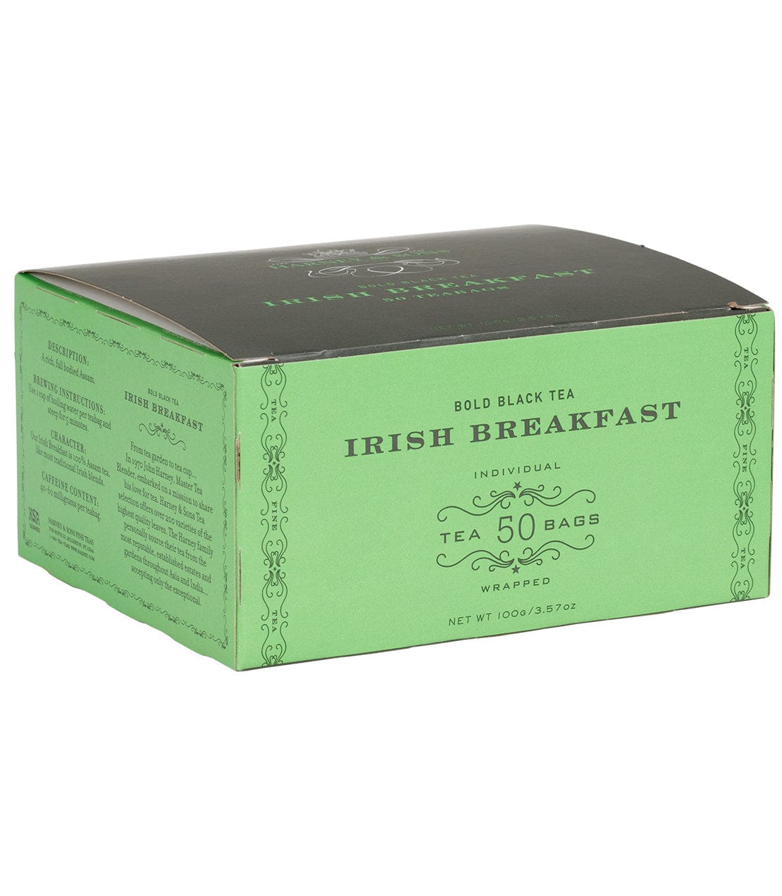 Irish Breakfast, Box of 50 Wrapped Teabags image