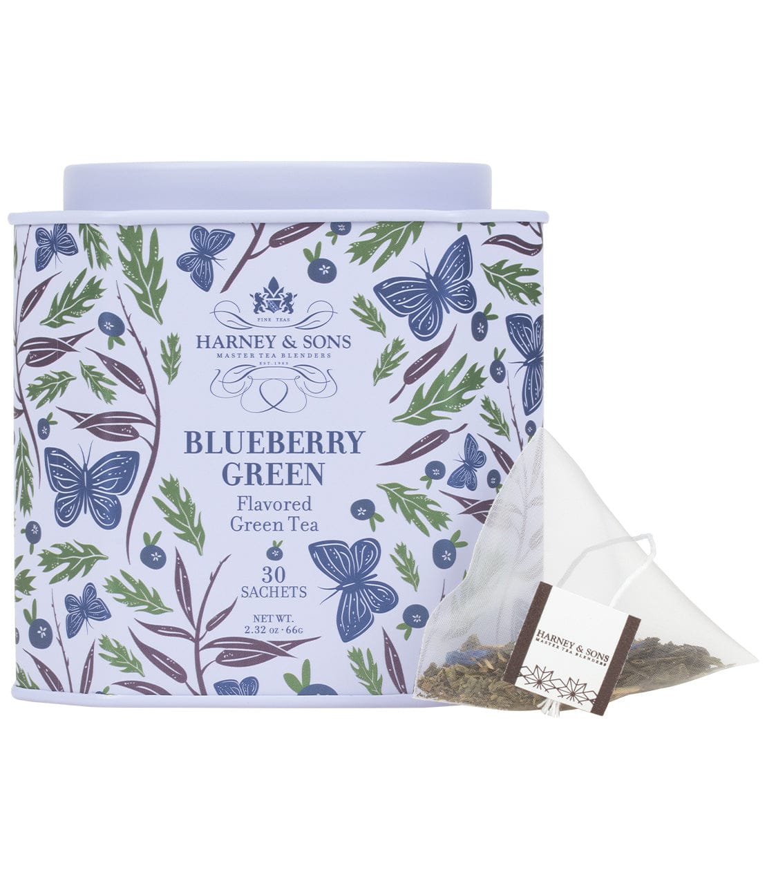 Product Image: Blueberry Green, Tin of 30 Sachets