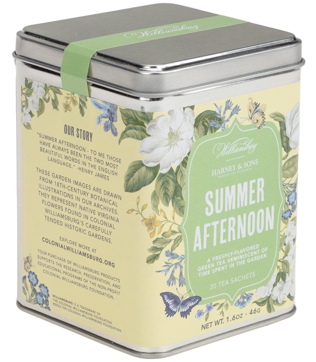 Williamsburg Summer Afternoon Tea, Tin of 20 Sachets image