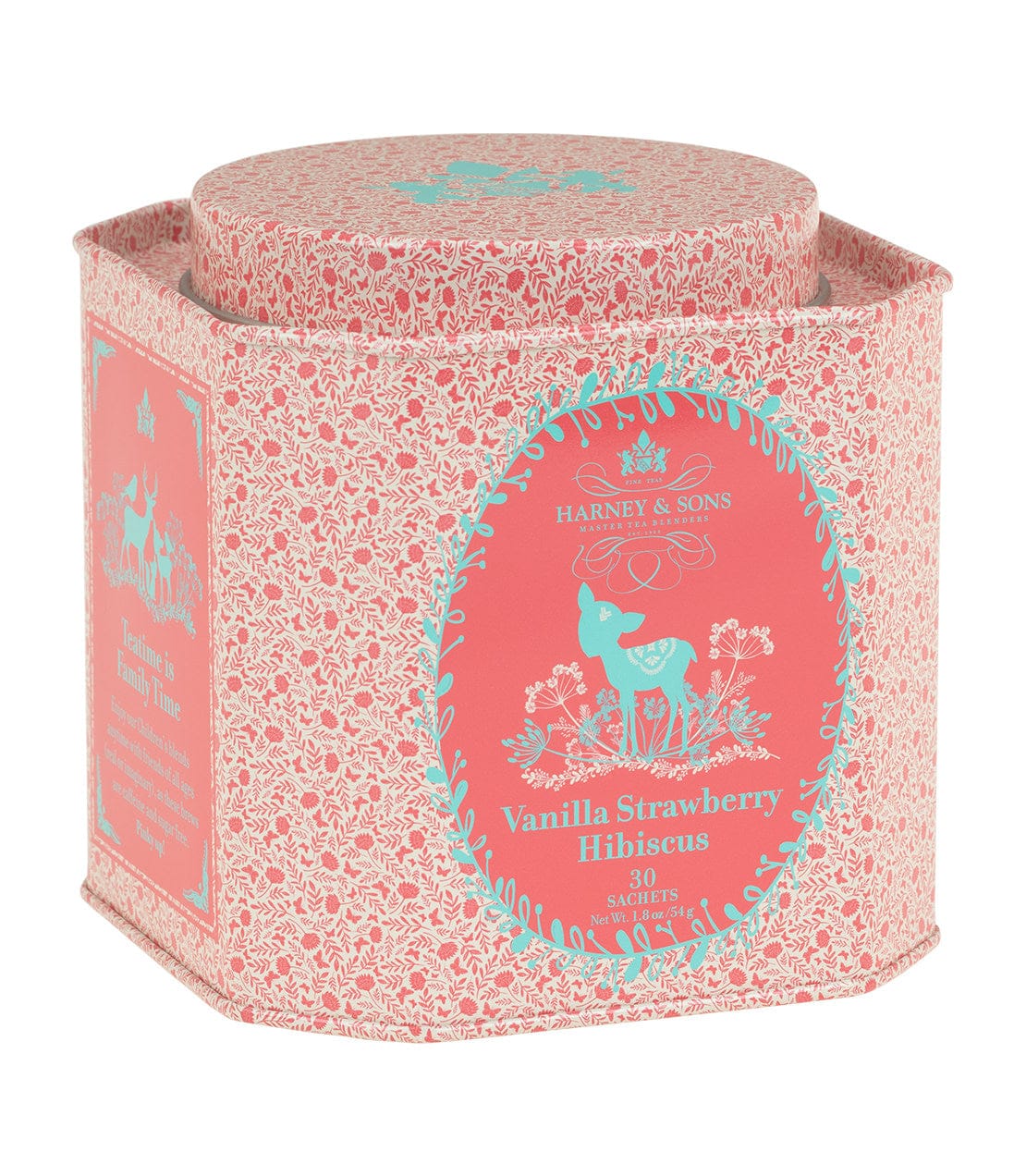 Vanilla Strawberry Hibiscus, Tin of 30 Sachets image